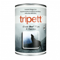 TRIPETT Green Beef Tripe and Venison 12/368g
