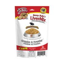 BENNY BULLYS Dog Topper - LIVERMIX Beef "Crumbs+Powder" 454g