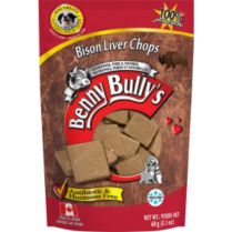 BENNY BULLYS Dog Treat - CHOPS Bison Liver 60g