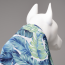 LINDODOGS Aqua Hooded Raincoat Size 1