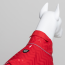 LINDODOGS SoftShell Red Stripe Raincoat Size 4