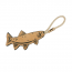TALL TAILS Toy Leather - NATURAL Wool Trout 16"