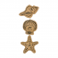 TALL TAILS Natural 3-Piece Seashell Toy Set