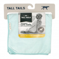 TALL TAILS 27x27 Blue Cape Towel
