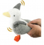 TALL TAILS 9" Plush Seagull Animated Wing Gray Toy