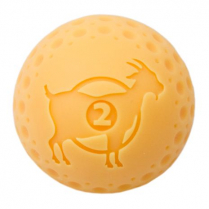 TALL TAILS 2" GOAT Ball Small Yellow 2pk