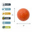 TALL TAILS 3" GOAT Ball Medium Orange