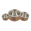 TALL TAILS Designer Bowl/Stainless Steel & Wood Combo 3 Cup