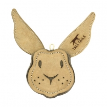 TALL TAILS 4" Natural Leather Rabbit Toy