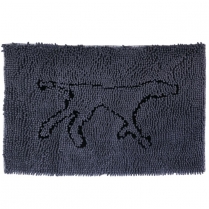 TALL TAILS Wet Paws Mat LGE 35x26 CHARCOAL