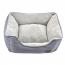 TALL TAILS Charcoal Bolster Bed Large 30X27IN