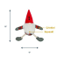 TALL TAILS Gnome Pull-Through Rope Tug Dog Toy