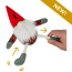 TALL TAILS Gnome Pull-Through Rope Tug Dog Toy
