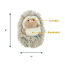 TALL TAILS Real Feal Fluffy Baby Holiday Hedgehog with Squea