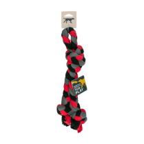 TALL TAILS Braided Fleece Dog Tug Toy