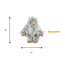 TALL TAILS Mini Yeti with Squeaker Toy