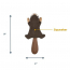 TALL TAILS Latex Squirrel Squeaker Toy