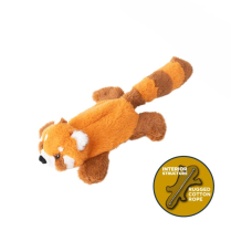TALL TAILS Toy Plush - Squeaker Stuffless Red Panda 16"