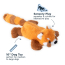 TALL TAILS Toy Plush - Squeaker Stuffless Red Panda 16"