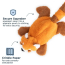 TALL TAILS Toy Plush - Squeaker Stuffless Red Panda 16"