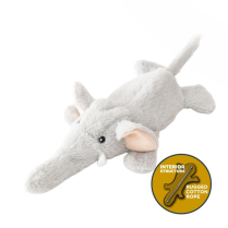 TALL TAILS Toy Plush - Squeaker Stuffless Elephant 16"