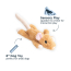 TALL TAILS Toy Plush - Squeaker Stuffless Mouse 8"