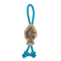 TALL TAILS 12" Natural Leather Color Fish Tug Toy