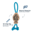 TALL TAILS 12" Natural Leather Color Fish Tug Toy