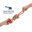 TALL TAILS 12" Natural Leather Color Chipmunk Tug Toy