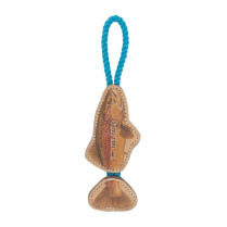 TALL TAILS 16" Natural Leather Color Jointed Trout Tug Toy