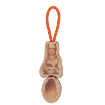 TALL TAILS 16" Natural Leather Color Jointed Squirrel Tug