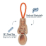 TALL TAILS 16" Natural Leather Color Jointed Squirrel Tug