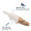 TALL TAILS 20" Natural Leather & Rope Crunch Crocodile Toy
