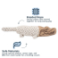 TALL TAILS 20" Natural Leather & Rope Crunch Crocodile Toy