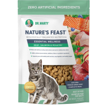 DR MARTY NATURE'S FEATS Cat FD Beef, Salmon & Poultry 340g