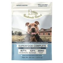 BADLANDS Ranch SUPERFOOD COMPLETE Dog AIR DRIED Chicken1.8kg