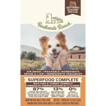 BADLANDS RanchSUPERFOOD COMPLETE Dog AIR DRIED Fish&Tky 326g