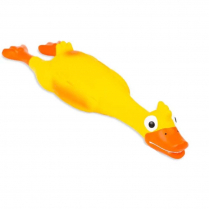 BUDZ Dog Toy Latex w/ Squeaker - Duck Yellow 5.5"