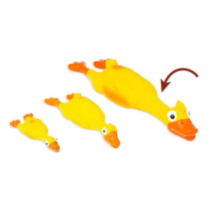 BUDZ Dog Toy Latex w/ Squeaker - Duck Yellow 16.9"