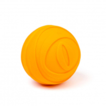 BUDZ Dog Toy Latex w/ Squeaker - Ball Orange 2.6"