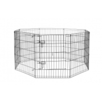 BUDZ Dog Pen Exercise Deluxe w/ Door 18"x24" (8 Panels)