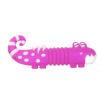 BUDZ Dog Toy Latex - Lizard Pink 8''