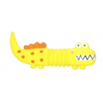 BUDZ Dog Toy Latex - Lizard Yellow 6''