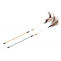 BUDZ Cat Toy Feather - Eagle 14" (12ct)
