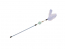 BUDZ Cat Toy Feather - Cotton Candy Single Ball 14" (12ct)