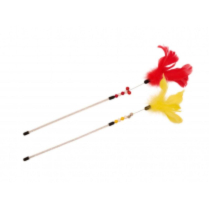 BUDZ Cat Toy Feather - Goldfinch 14" (12ct)