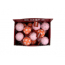 BUDZ Dog Toy Display Box - Rubber Balls LG Coral/Pink (29ct)