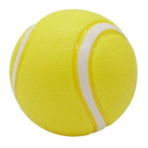 BUDZ Dog Toy Rubber - The Must-Have Tennis Ball Yellow 2.5"