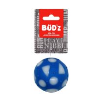 BUDZ Dog Toy Rubber - Full Ball SM Blue