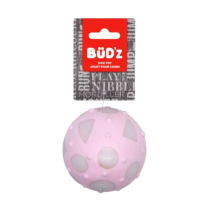 BUDZ Dog Toy Rubber - Full Ball LG Pink
